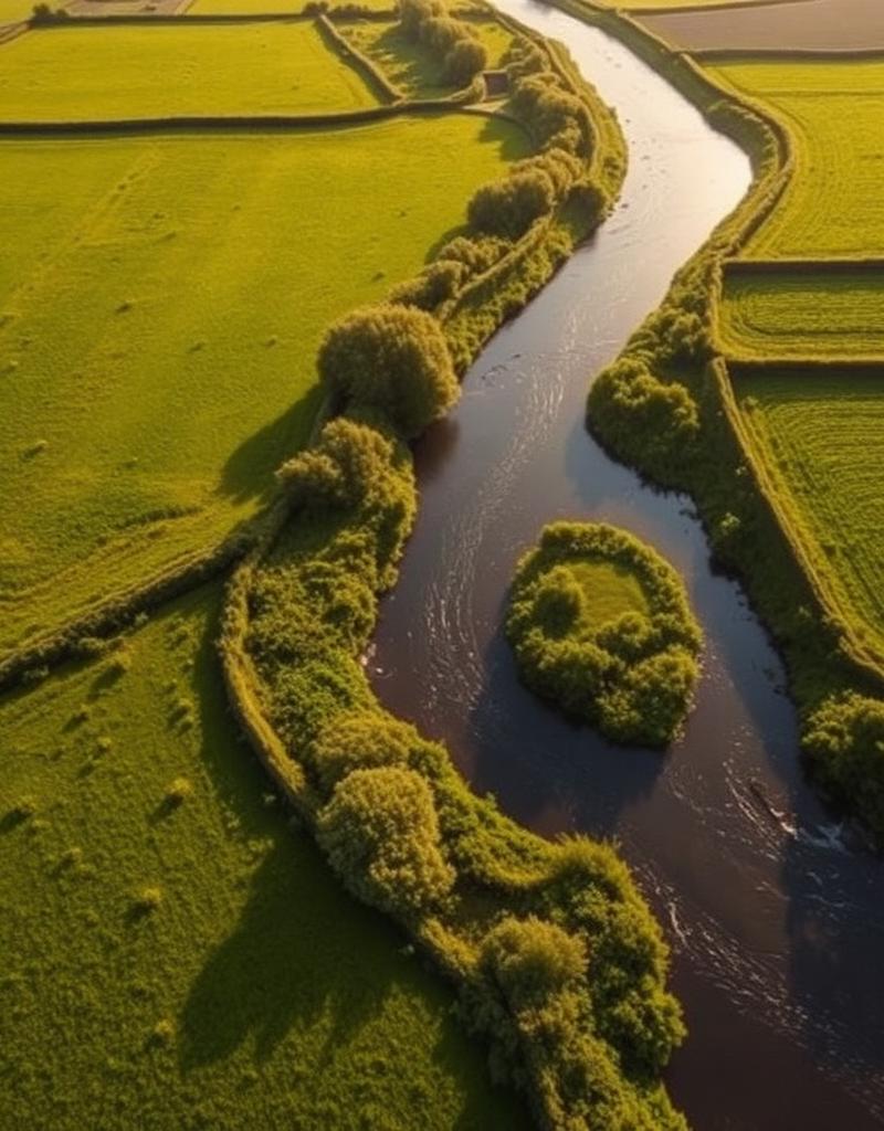 aerial river